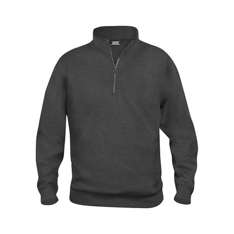 Sweatshirt col zip unisexe