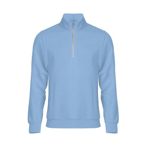  Sweatshirt col zip unisexe 