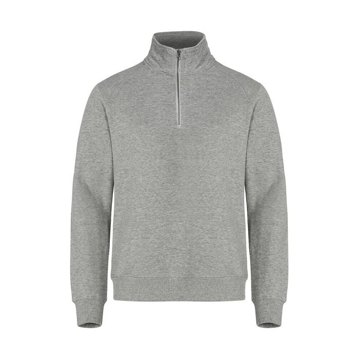  Sweatshirt col zip unisexe 