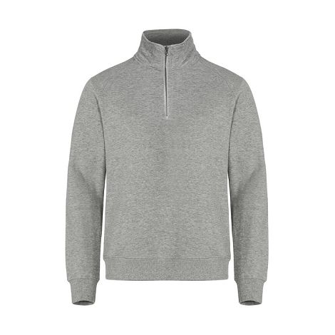  Sweatshirt col zip unisexe 