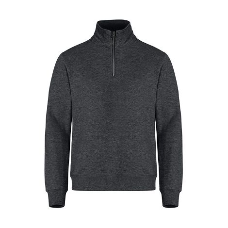  Sweatshirt col zip unisexe 