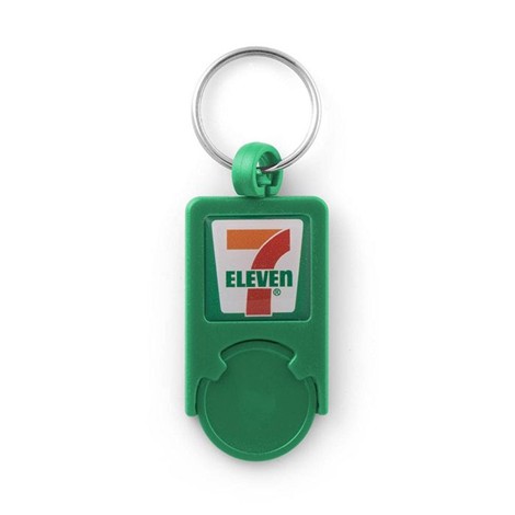 Porte-clés jeton publicitaire