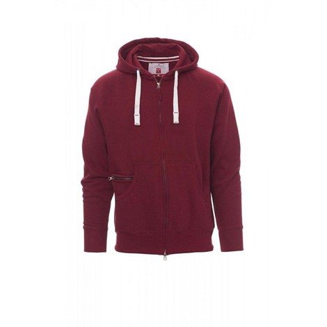 Sweatshirt à capuche zippé homme