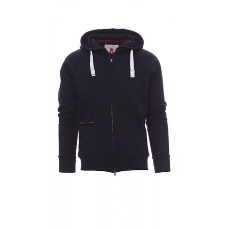 Sweatshirt à capuche zippé homme
