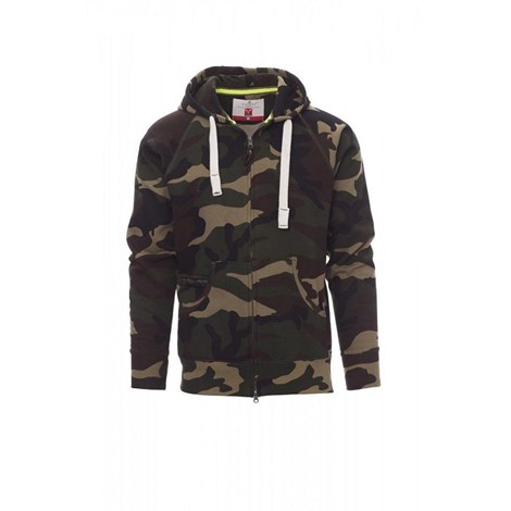 Sweatshirt à capuche zippé homme