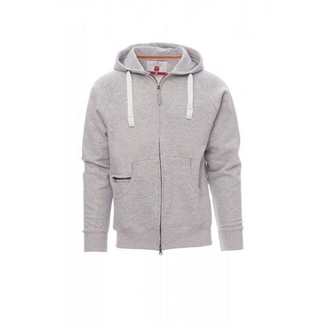 Sweatshirt à capuche zippé homme