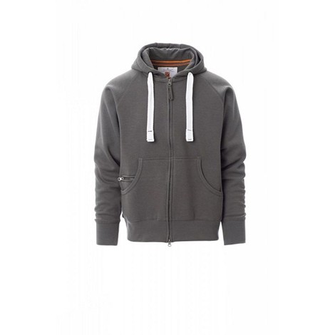 Sweatshirt à capuche zippé homme