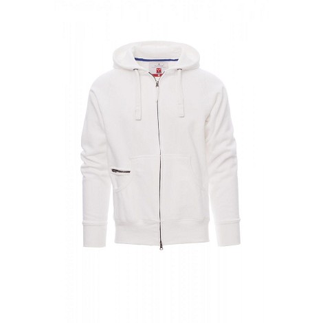 Sweatshirt à capuche zippé homme
