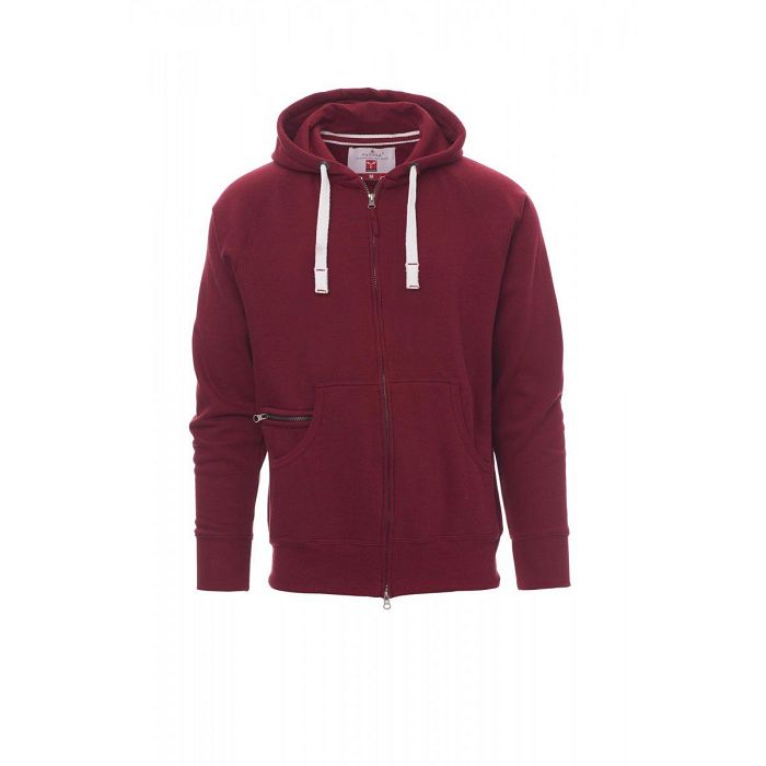  Sweatshirt à capuche zippé homme