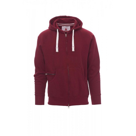Sweatshirt à capuche zippé homme