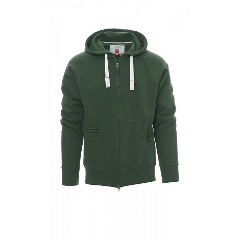 Sweatshirt à capuche zippé homme