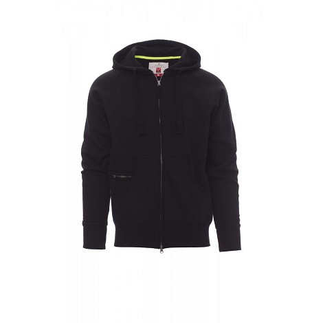 Sweatshirt à capuche zippé homme
