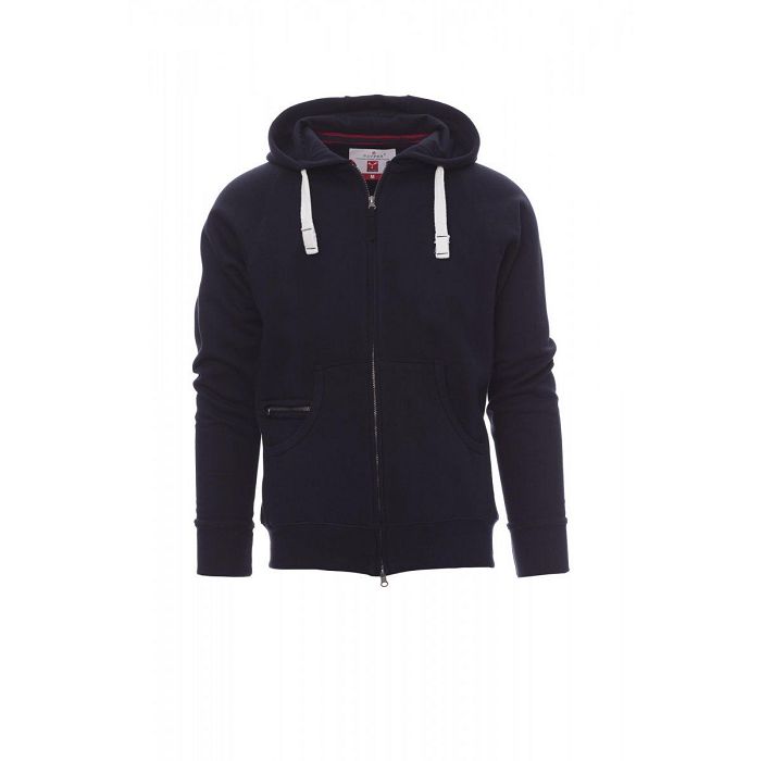  Sweatshirt à capuche zippé homme