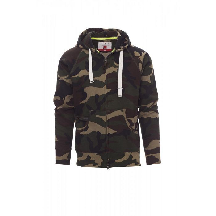  Sweatshirt à capuche zippé homme