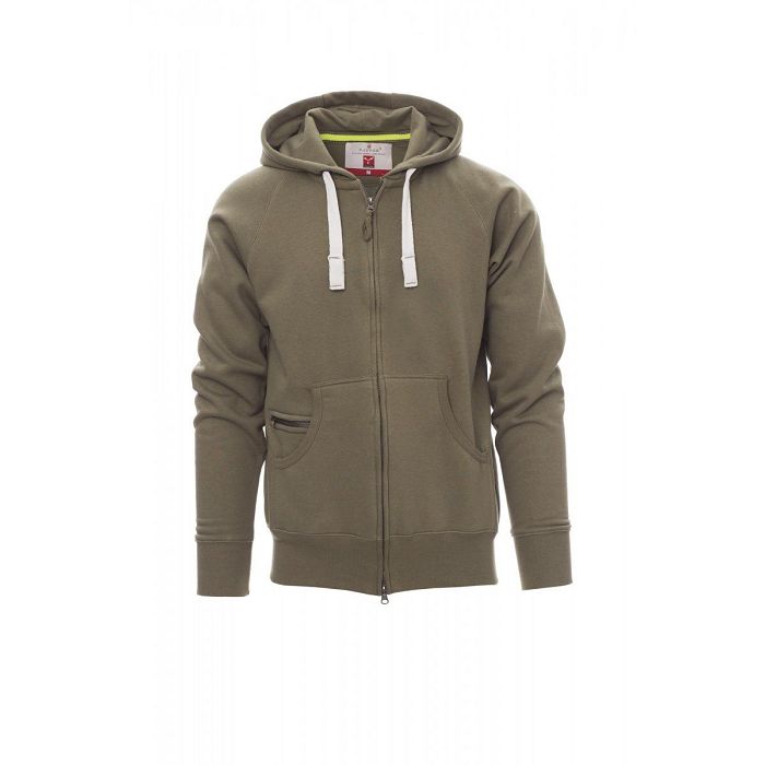  Sweatshirt à capuche zippé homme