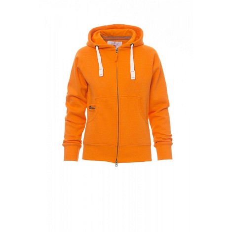 Sweatshirt à capuche zippé femme