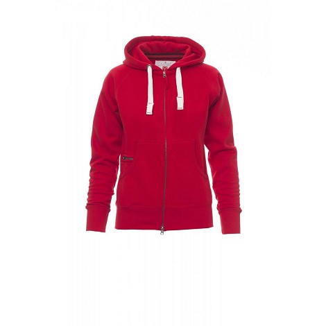Sweatshirt à capuche zippé femme