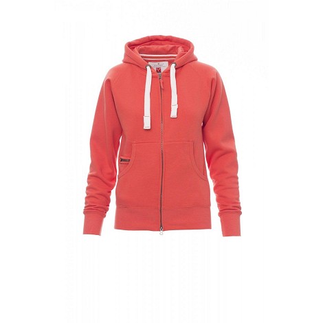Sweatshirt à capuche zippé femme