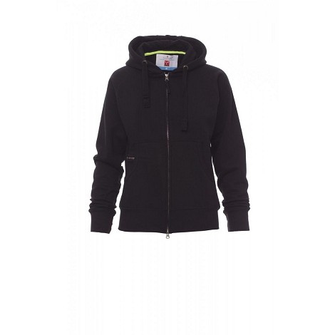 Sweatshirt à capuche zippé femme