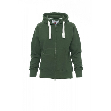 Sweatshirt à capuche zippé femme