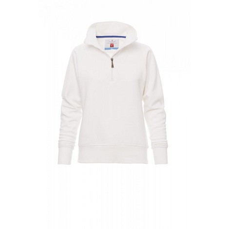 Sweatshirt demi-zip femme