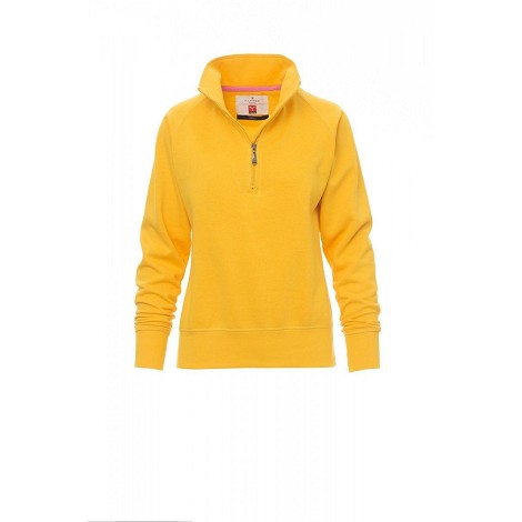 Sweatshirt demi-zip femme