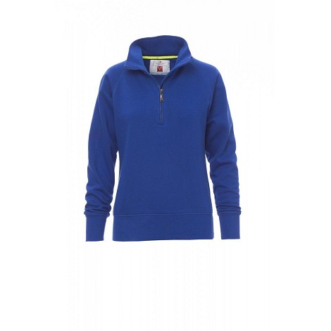 Sweatshirt demi-zip femme