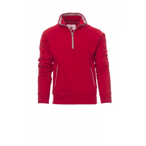 Sweatshirt demi-zip publicitaire homme
