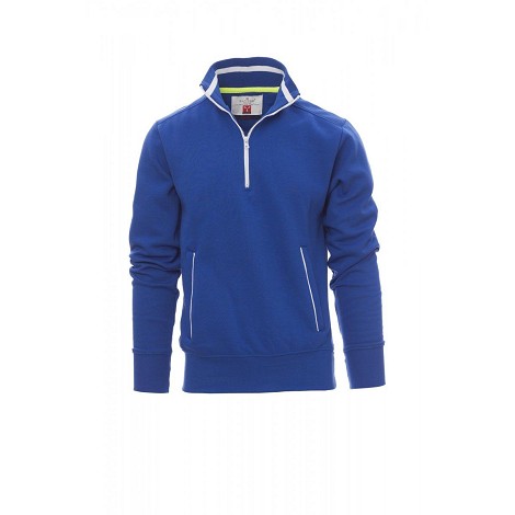Sweatshirt demi-zip publicitaire homme
