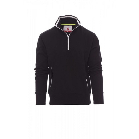 Sweatshirt demi-zip publicitaire homme