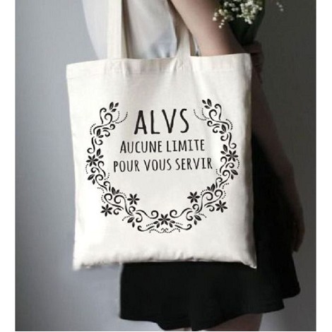 Tote bag écru 140 g/m²