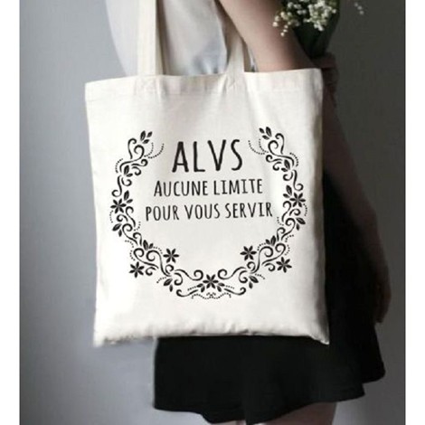 Tote bag écru 140 g/m²
