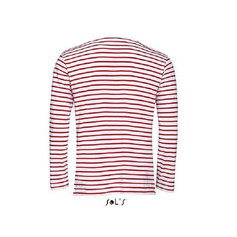 Tee-shirt manches longues rayé homme