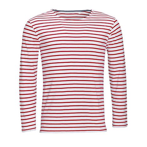  Tee-shirt manches longues rayé homme