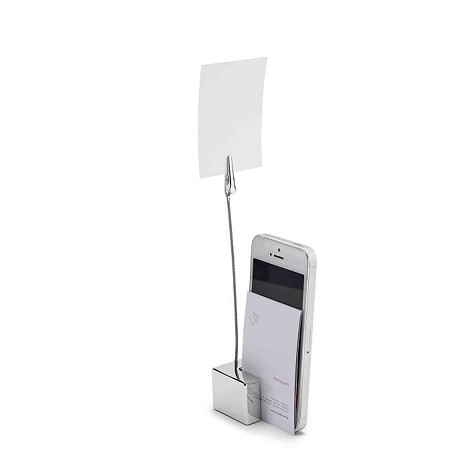 Clip mémo avec porte téléphone