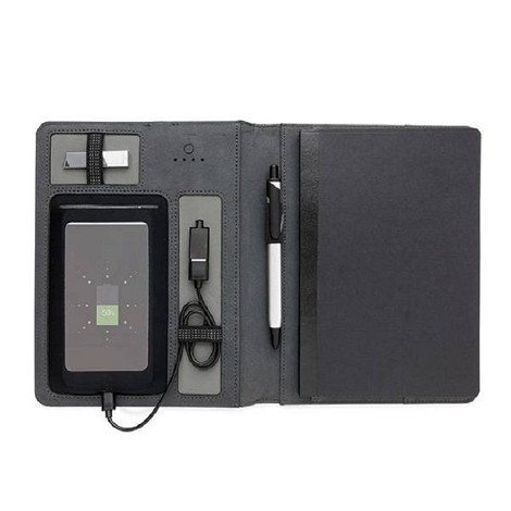 Porte carnet de notes avec Powerbank
