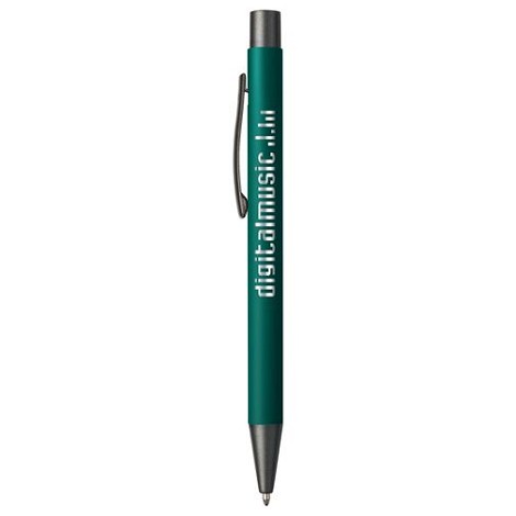 Stylo en aluminium avec un touché gomme