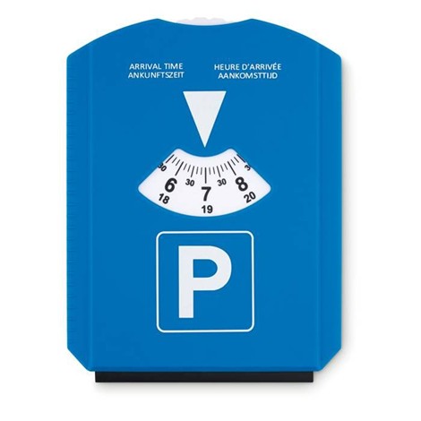 Disque de stationnement et grattoir