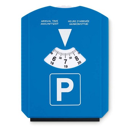 Disque de stationnement et grattoir