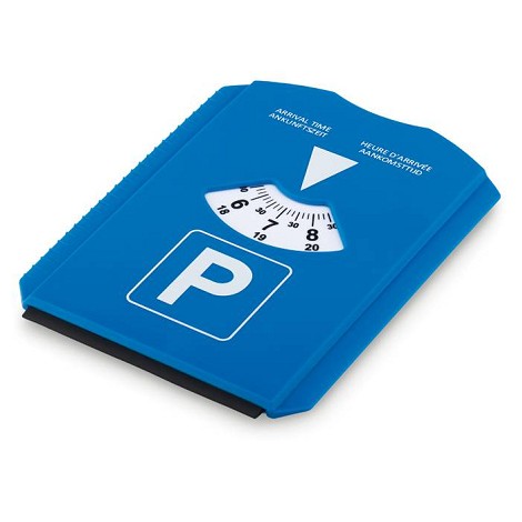 Disque de stationnement et grattoir