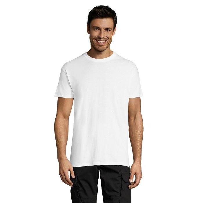  Tee-shirt unisexe blanc 150 g/m²