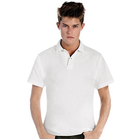 Polo entrée de gamme couleur blanc