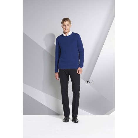 Pull col rond homme