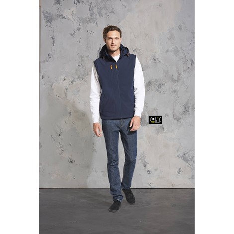 Softshell capuche et manches amovibles