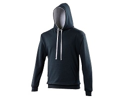 Sweatshirt contrasté à capuche