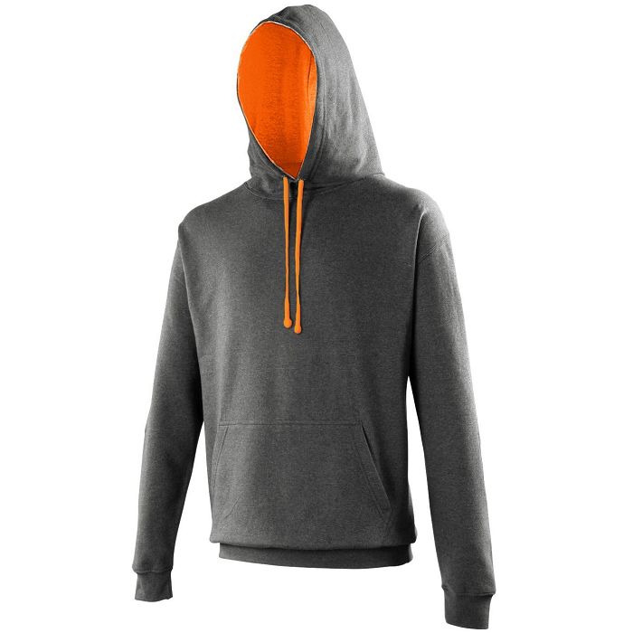  Sweatshirt contrasté à capuche