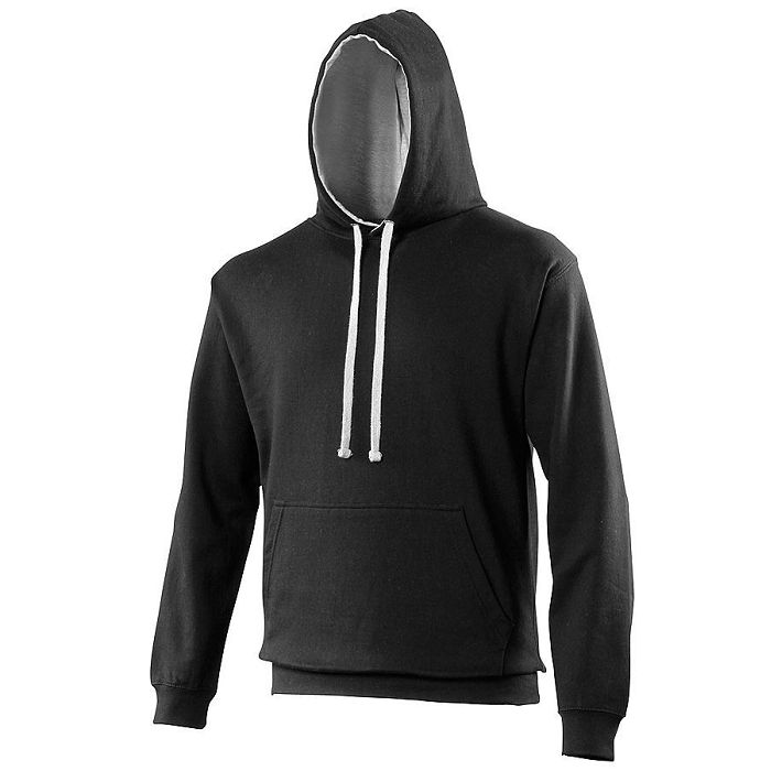  Sweatshirt contrasté à capuche