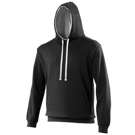  Sweatshirt contrasté à capuche