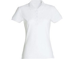 Polo femme blanc 190 g/m²
