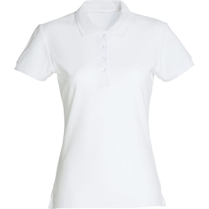  Polo femme blanc 190 g/m²